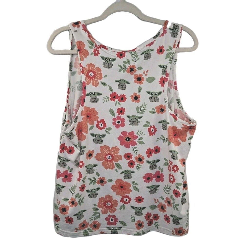 Star Wars Slumber Munki Munki The Child Yoda Women's Tank & Short Pajamas Size L - Picture 4 of 12